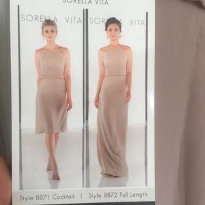 Long vintage rose dress by Sorella Vita style 8872